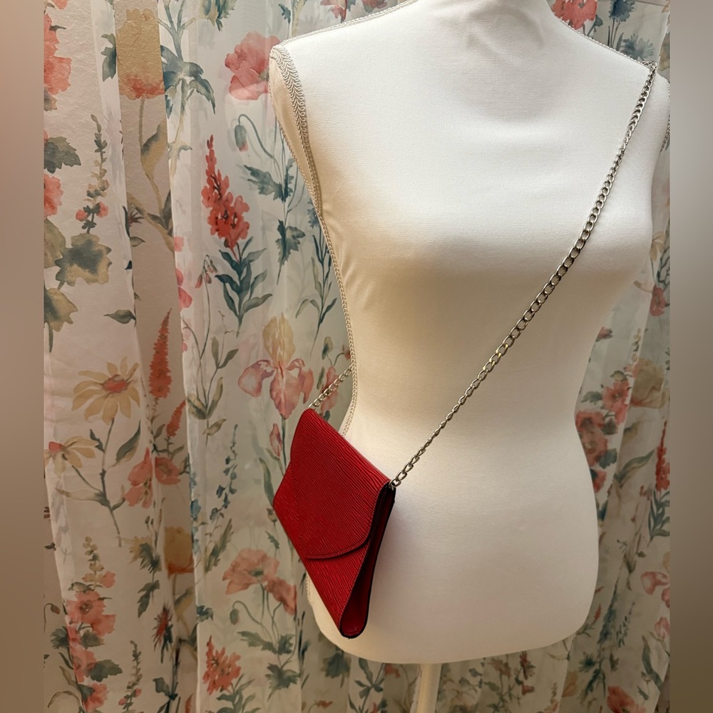 Authentic Louis Vuitton Carnime Red Epi Art Clutch - Picture 6 of 17